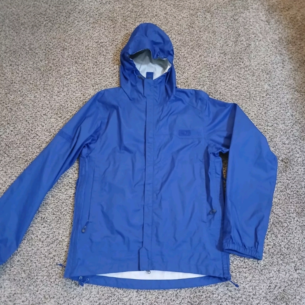 Outdoor Research Horizon Jacket Women's Small V042 Blue Wind And Waterproof